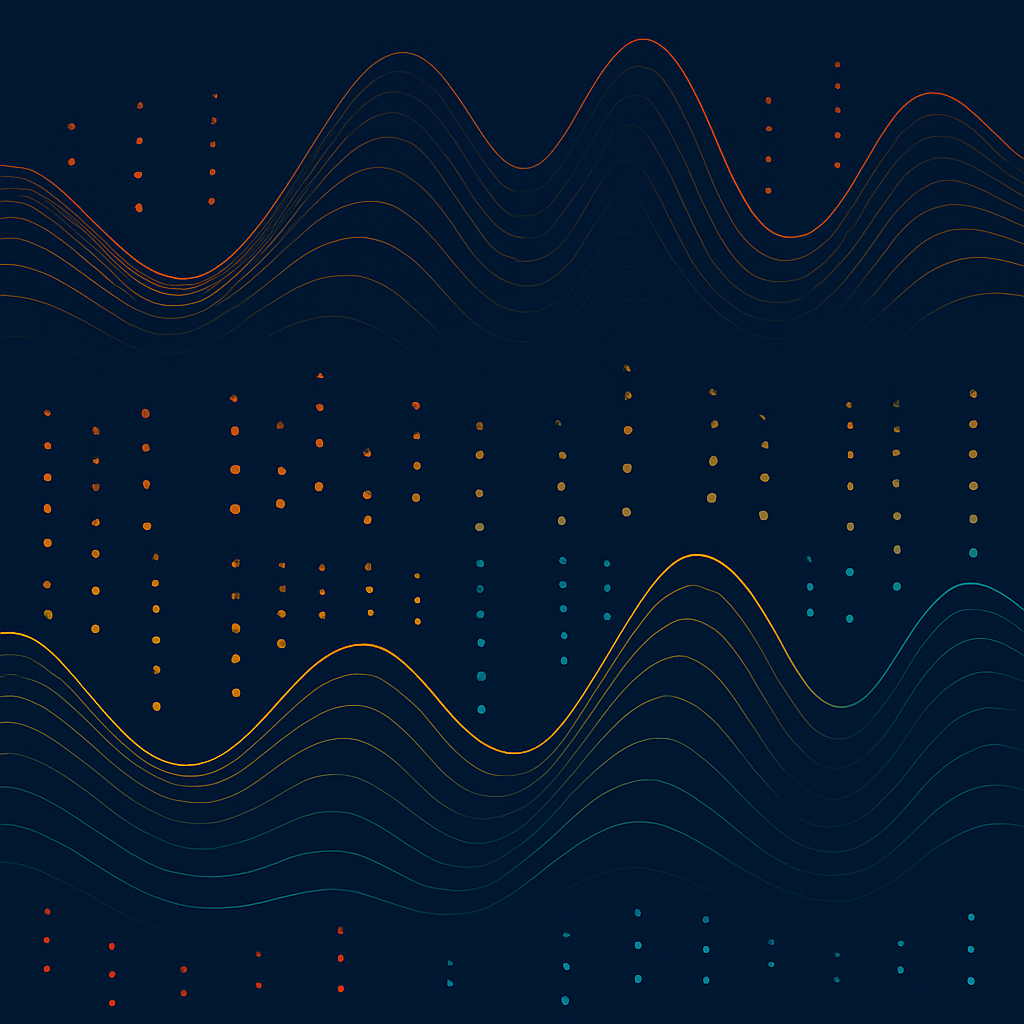 Timeseries and dots